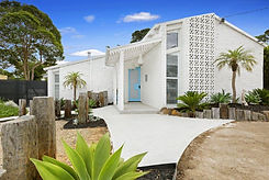 white polished concrete