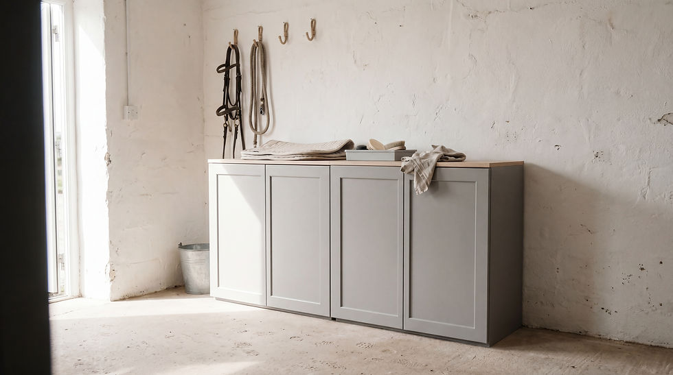Thumbnail: Low Four Door Cupboard