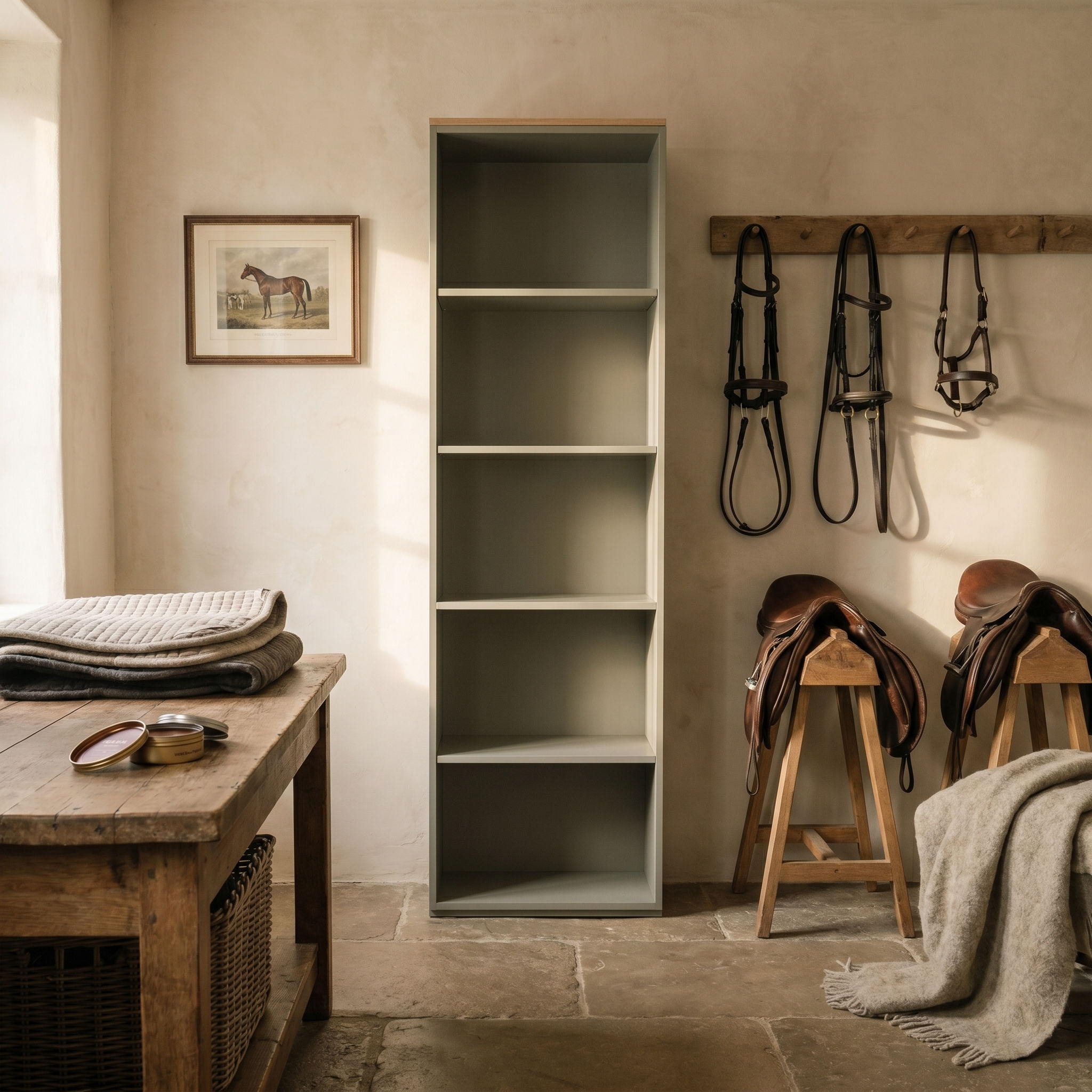 Shelved Storage Unit