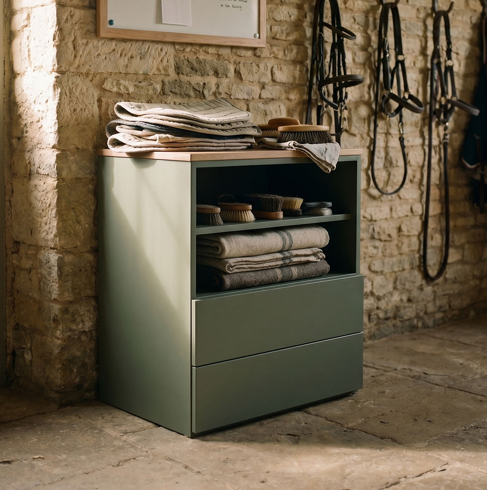Thumbnail: Two Drawer Open Shelf