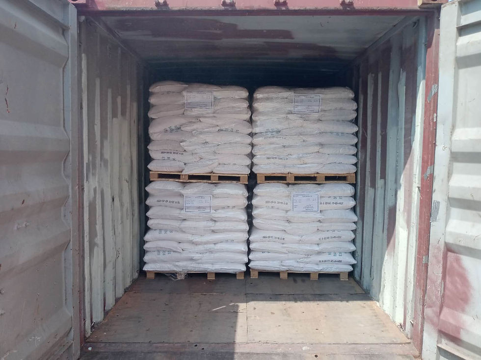 Soda Ash Dense container loading and export shipment for China export buyers