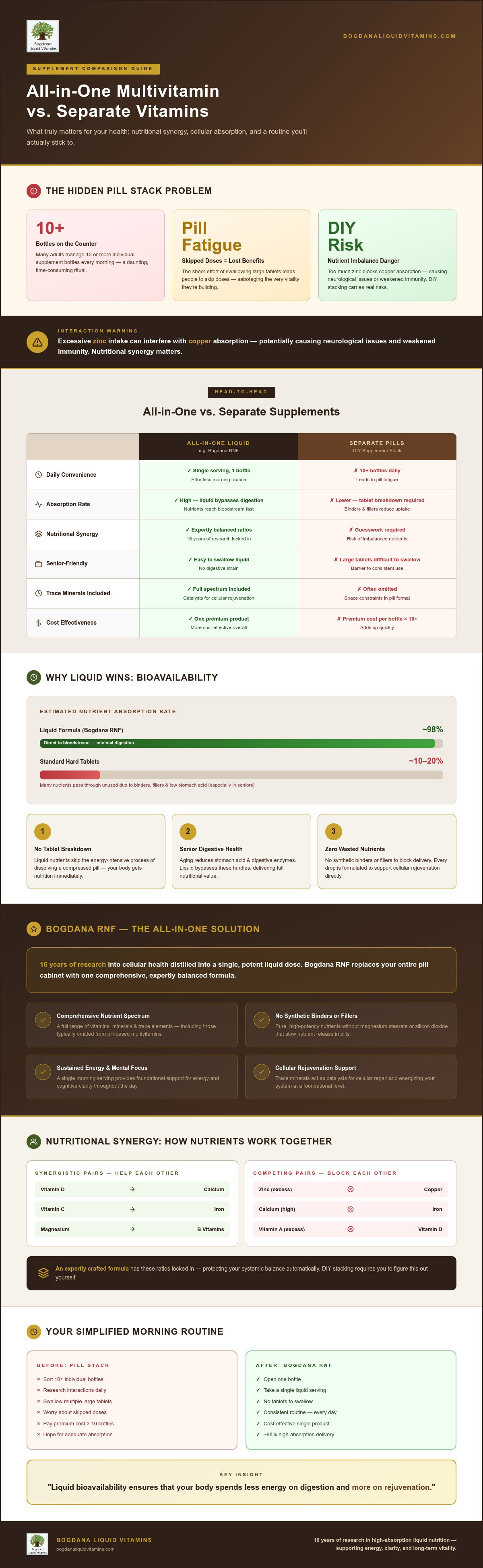 All in one multivitamin vs separate vitamins