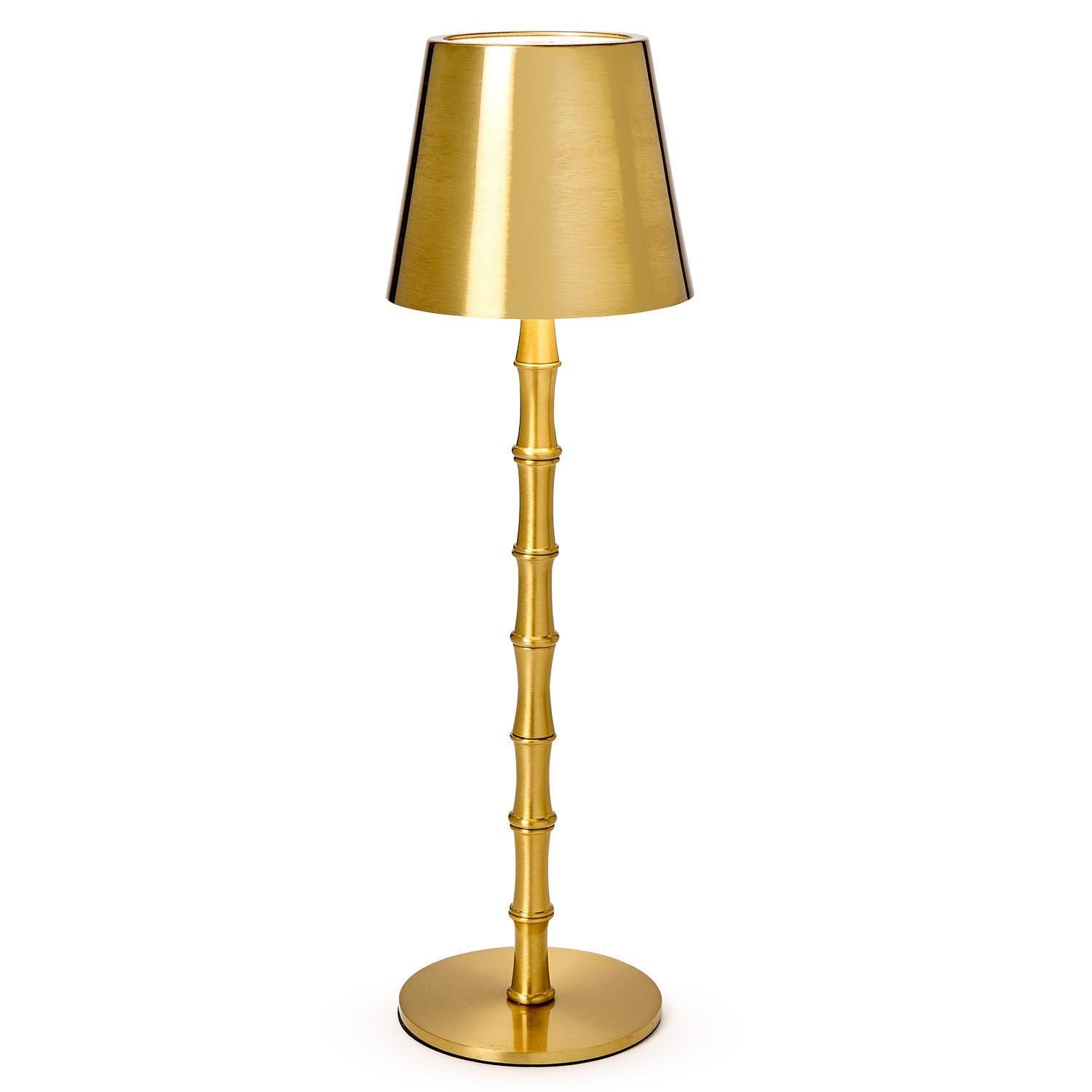 Gold Bamboo Lamp