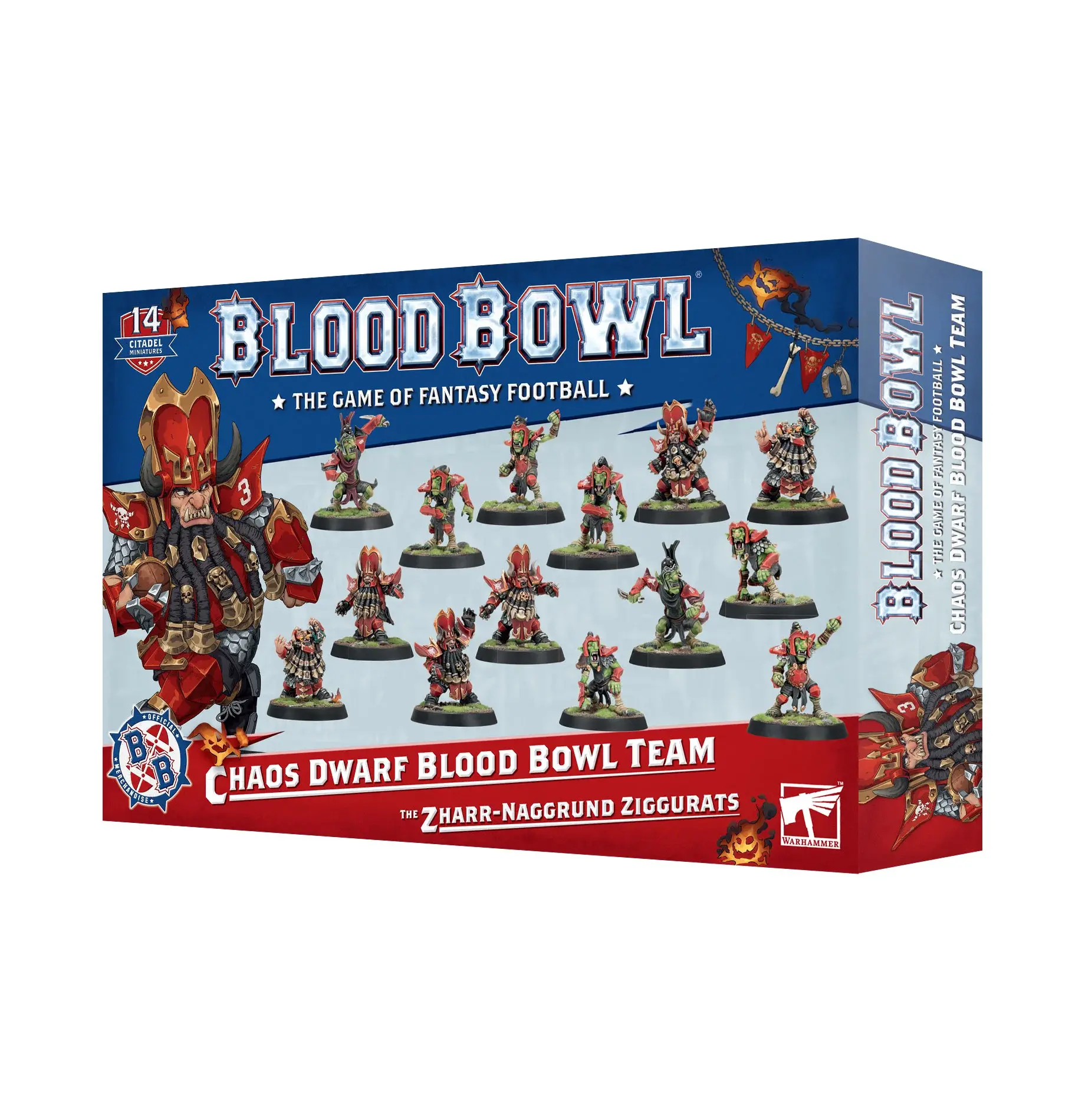 Chaos Dwarf Blood Bowl Team: The Zharr-Maggrund Ziggurats