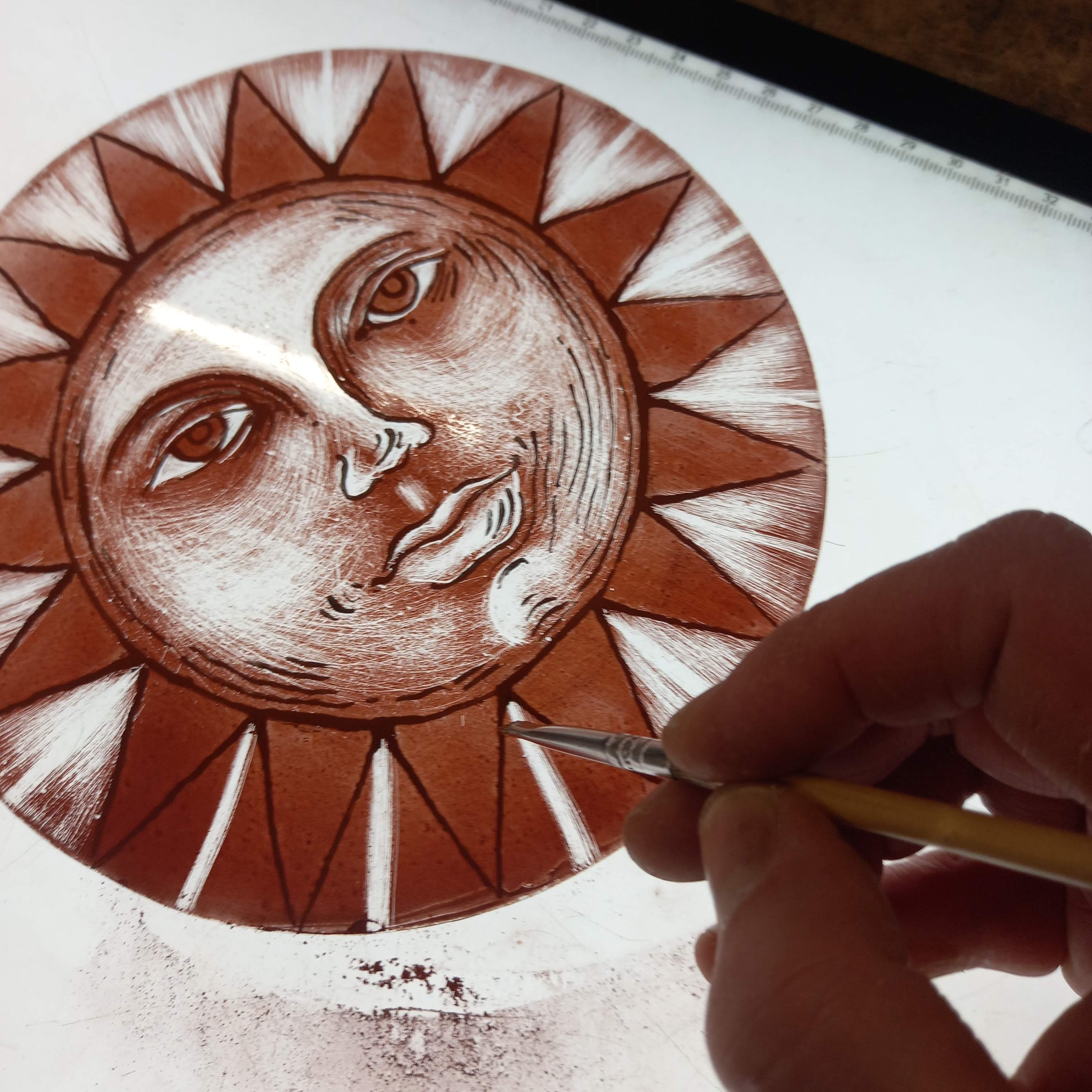 PORTRAITS:  An Introduction to Glass Painting