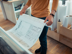 Architectural Plan Print Image