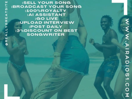 Start selling your Ai assisted songs and earn 100% ROYALTY on Ai Radio 1.
