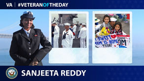 Volunteer of the Year Sanjeeta Reddy is VA's Veteran of the Day