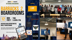Work4Warriors at Bunker Labs "Barracks 2 Boardrooms" Event