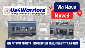 Us4Warriors Moves to a New Location: Continuing Our Mission with Consistency and Commitment
