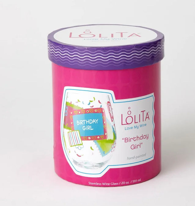 Thumbnail: Birthday Girl Stemless Wine Glass 20oz
