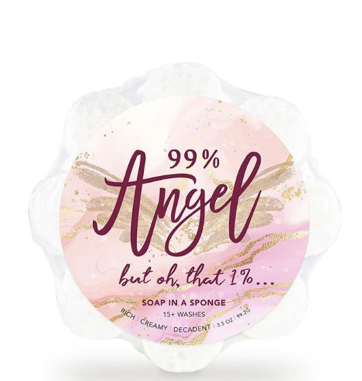 99% Angel Soap in a Sponge
