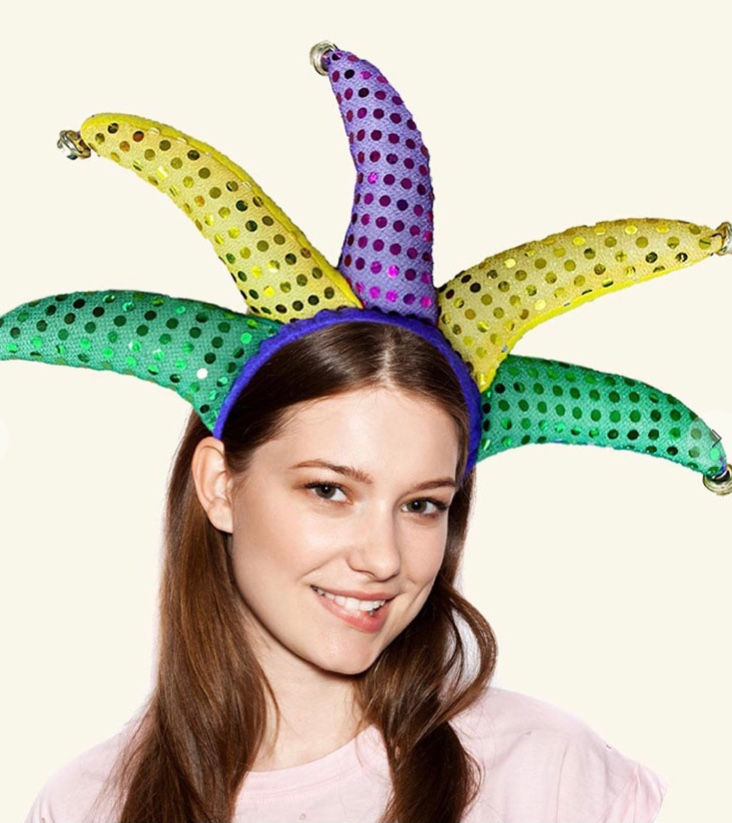 Mardi Gras Jester Headband