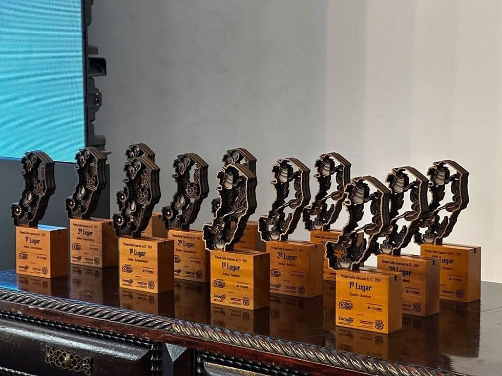Premiação Cafés capixabas (Crédito: Conexão Safra/es.gov.br)