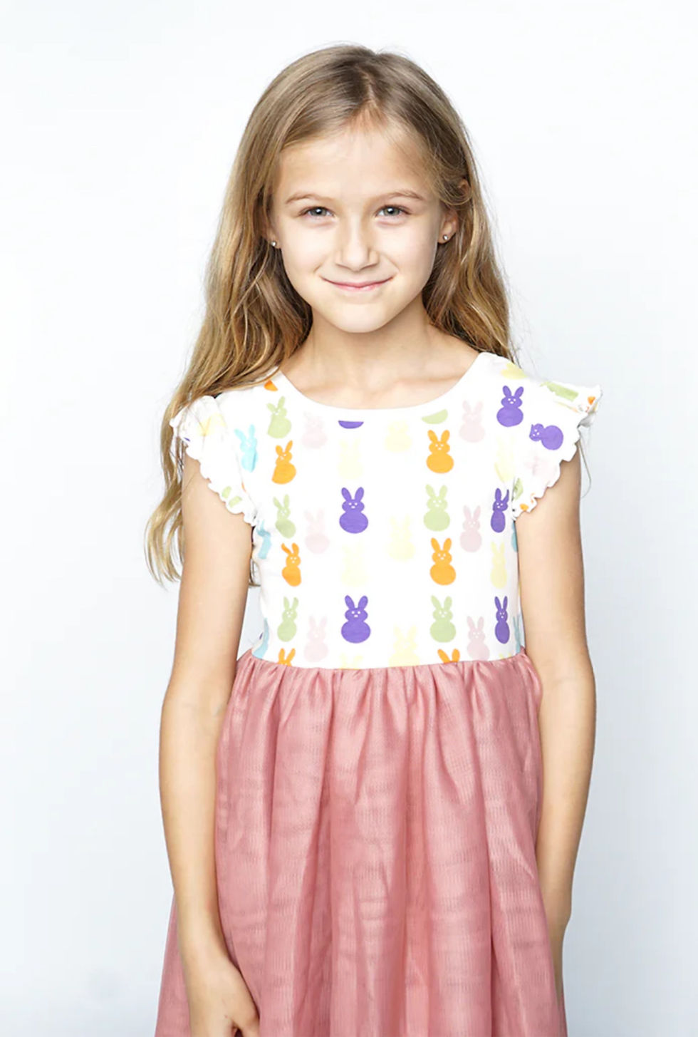 Thumbnail: Easter Bunny Cotton Tulle Twirl Dress