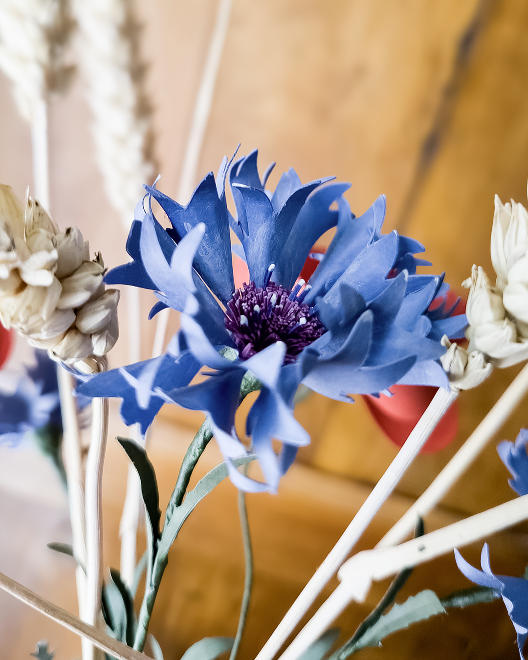 Bleuet dans un bouquet. ©Audrey Jouve