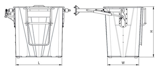 Dunalev, gruas, cestos, cranes, Personnel baskets and platforms, crane baskets, nacelles, FAV 1080/2