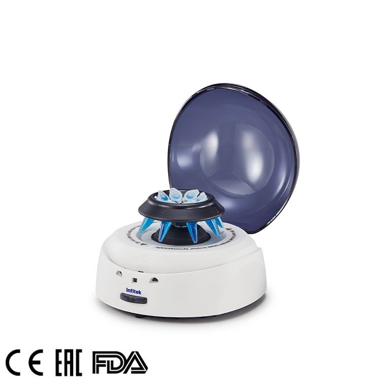 Infitek Microcentrifuge, CFG-Mini5D Open Chamber Front View