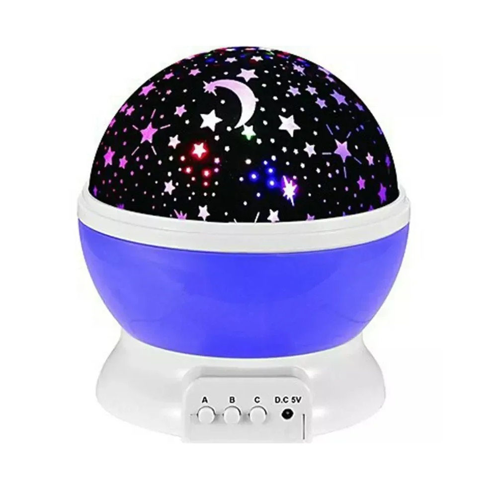 Lámpara Proyectora de Estrellas LED Multicolor con Rotación