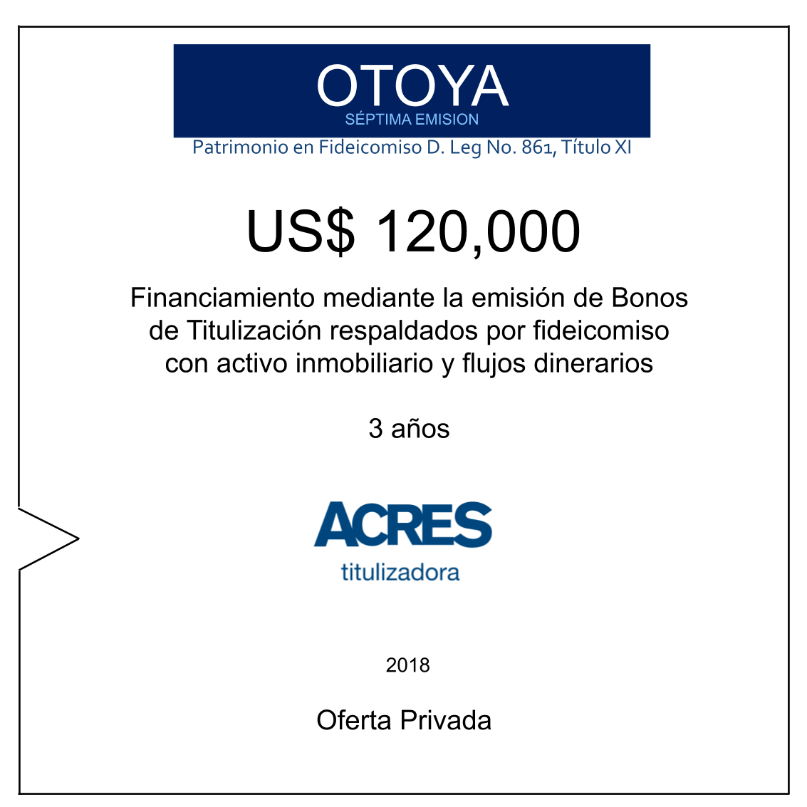 Financiamiento con fideicomiso inmobiliario por ACRES ...