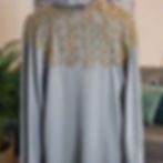Thumbnail: Grey Butterfly Occasion Abaya 
