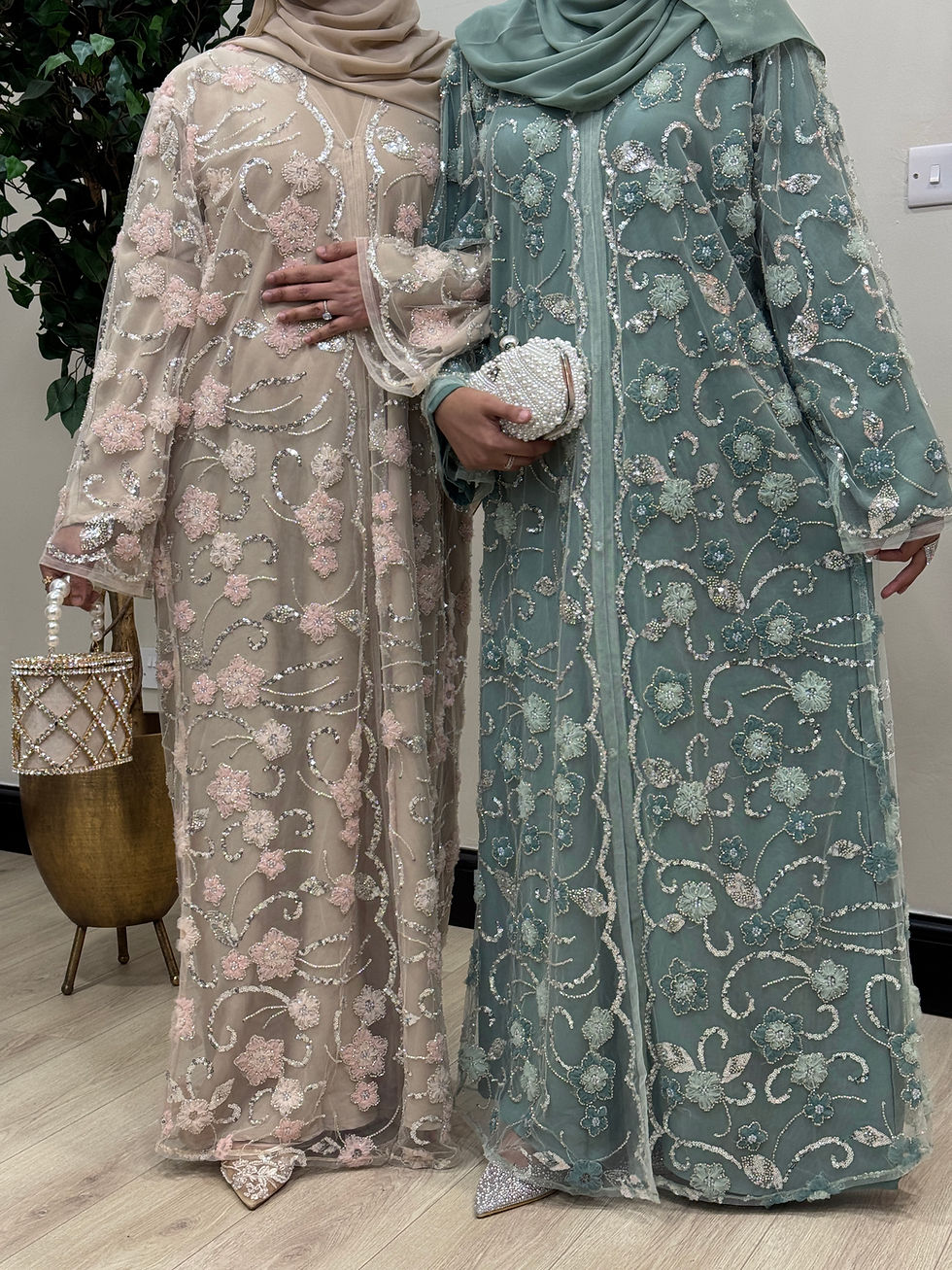 matching abayas