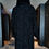 Thumbnail: PureAbayas Luxury Marwa Open Abaya with Embroidery and Gemstones Embellishments