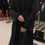 Thumbnail: PureAbayas Qamar Abaya - Luxury 4 Piece Abaya Set Handcrafted Embellished Open