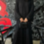 Thumbnail: PureAbayas Luxury Madina Open Umbrella Abaya with Embellishments