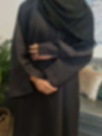 Thumbnail: Premium Linen Pocket Abaya with Scarf 