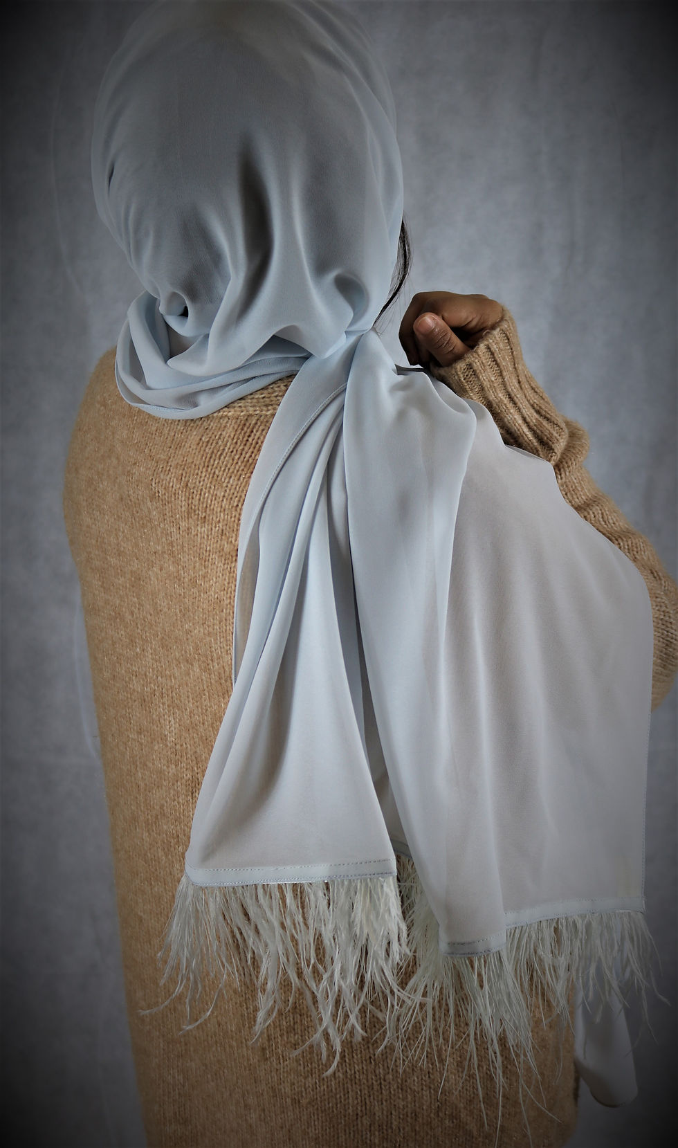 Thumbnail: Luxury Feather Hijab