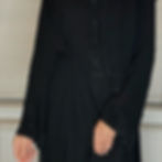 Thumbnail: PureAbayas Elegant Jahan Pearl Gemstone Pleated Double Abaya 3 Piece Set-Eid