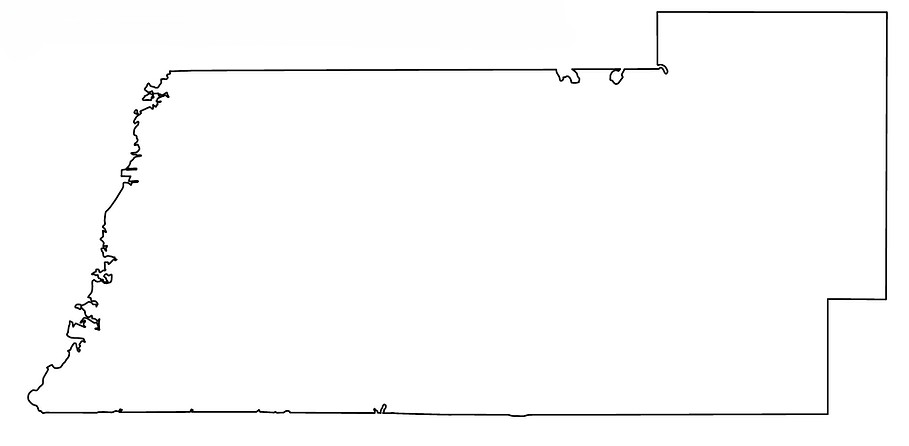 Pasco County outline