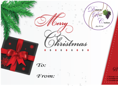 Christmas Gift Certificates