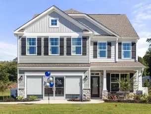 Exterior of an Eastwood Homes model home