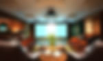 3D rendering of a home cinema room