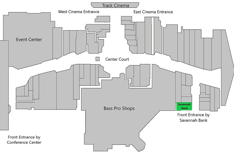 Savannah Bank Location on Map
