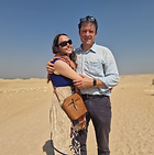 Annie and David James in Egypt
