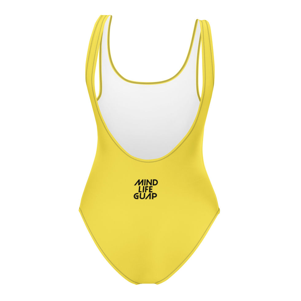 Thumbnail: LE - Summer Yellow Kween Regal WetSuite - Gold w/ Black Lettering