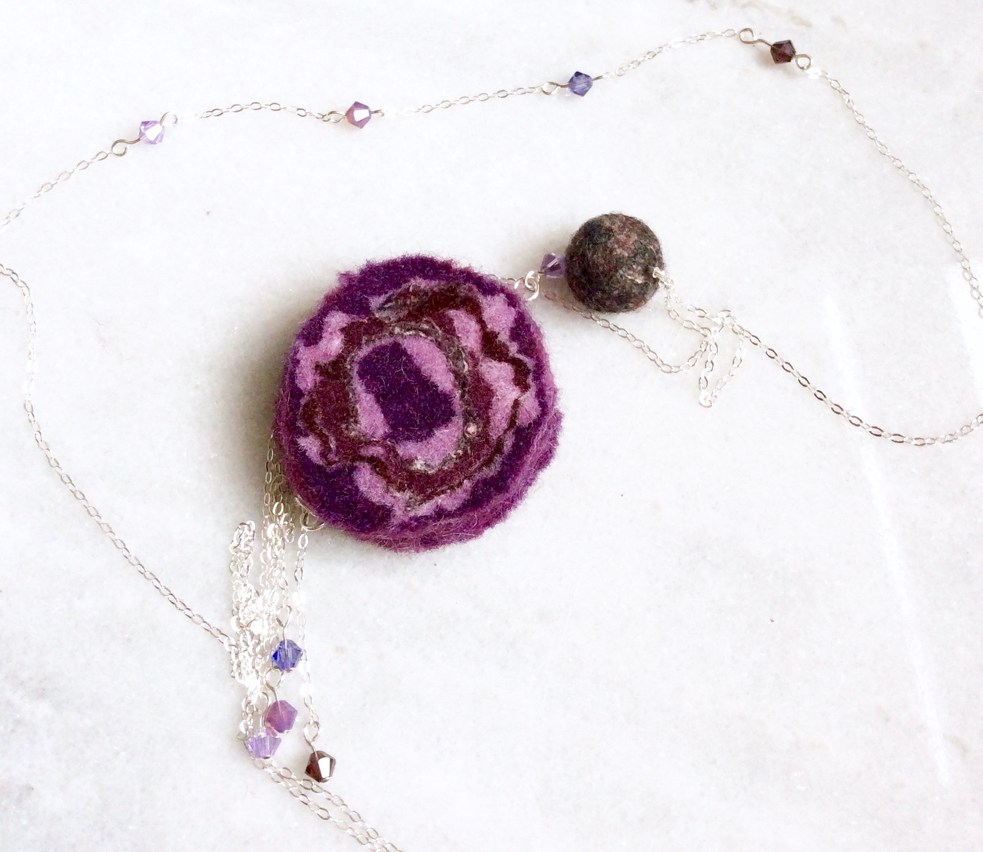 All Purples 30 in Necklace