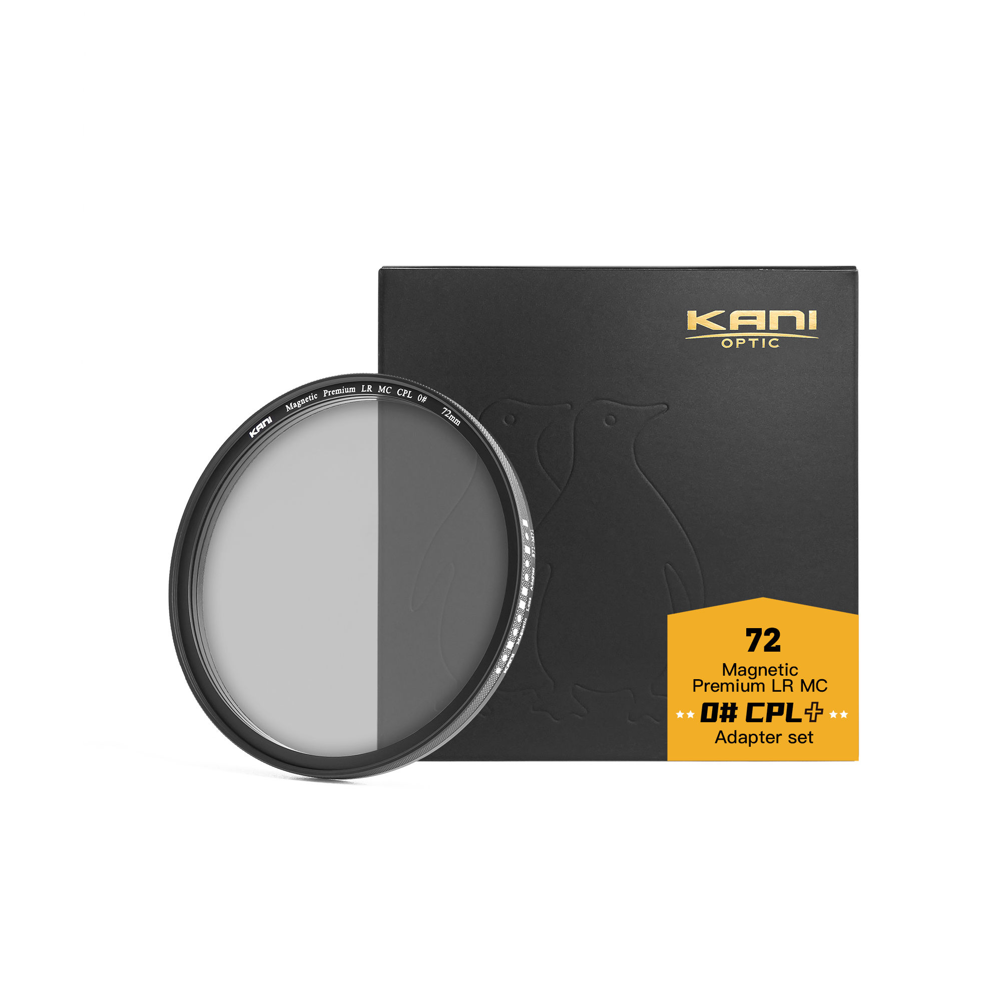 72mm Magnetic Premium CPL 0# + Adapter set