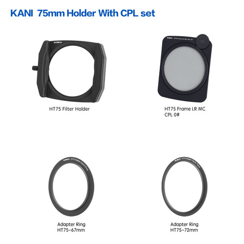 HT75 Filter Holder + Premium Frame CPL 0# | ロカ・デザイン