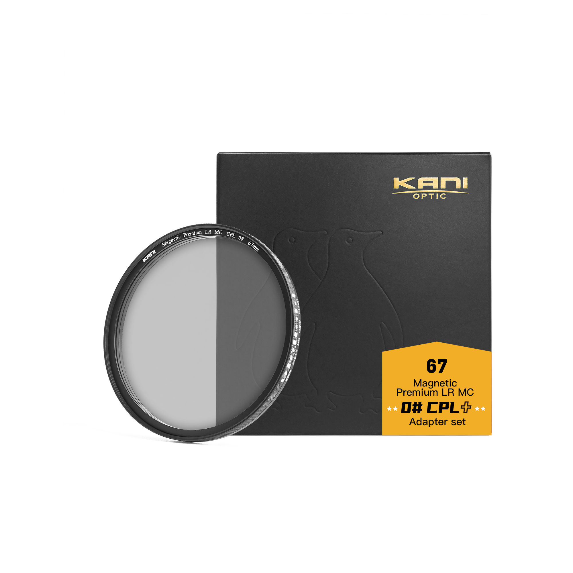 67mm Magnetic Premium CPL 0# + Adapter set