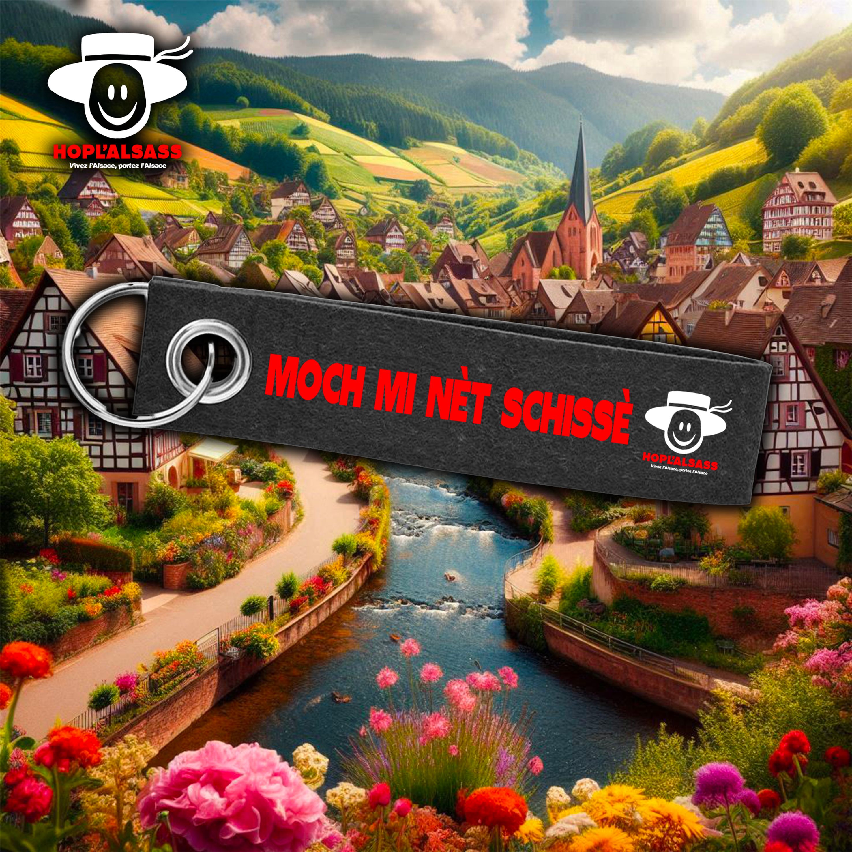 Porte clé MOCH MI NETT SCHISSE