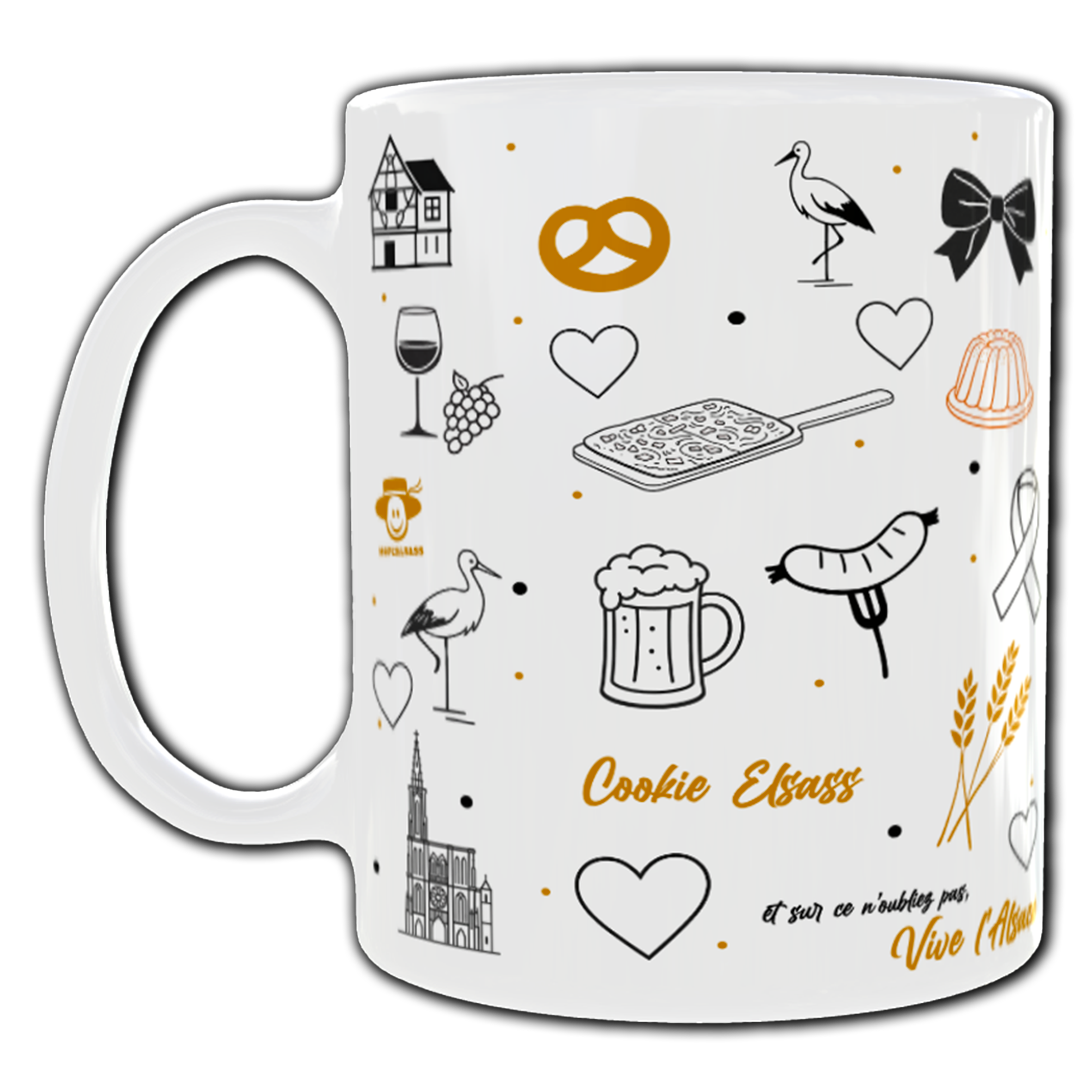 MUG Vive Alsace (Cookie Elsass)