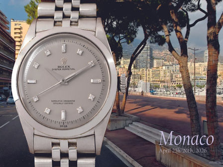 Important Platinum Rolex Oyster Perpetual No Date on Auction at the Cote D‘Azur: Simply Beautiful