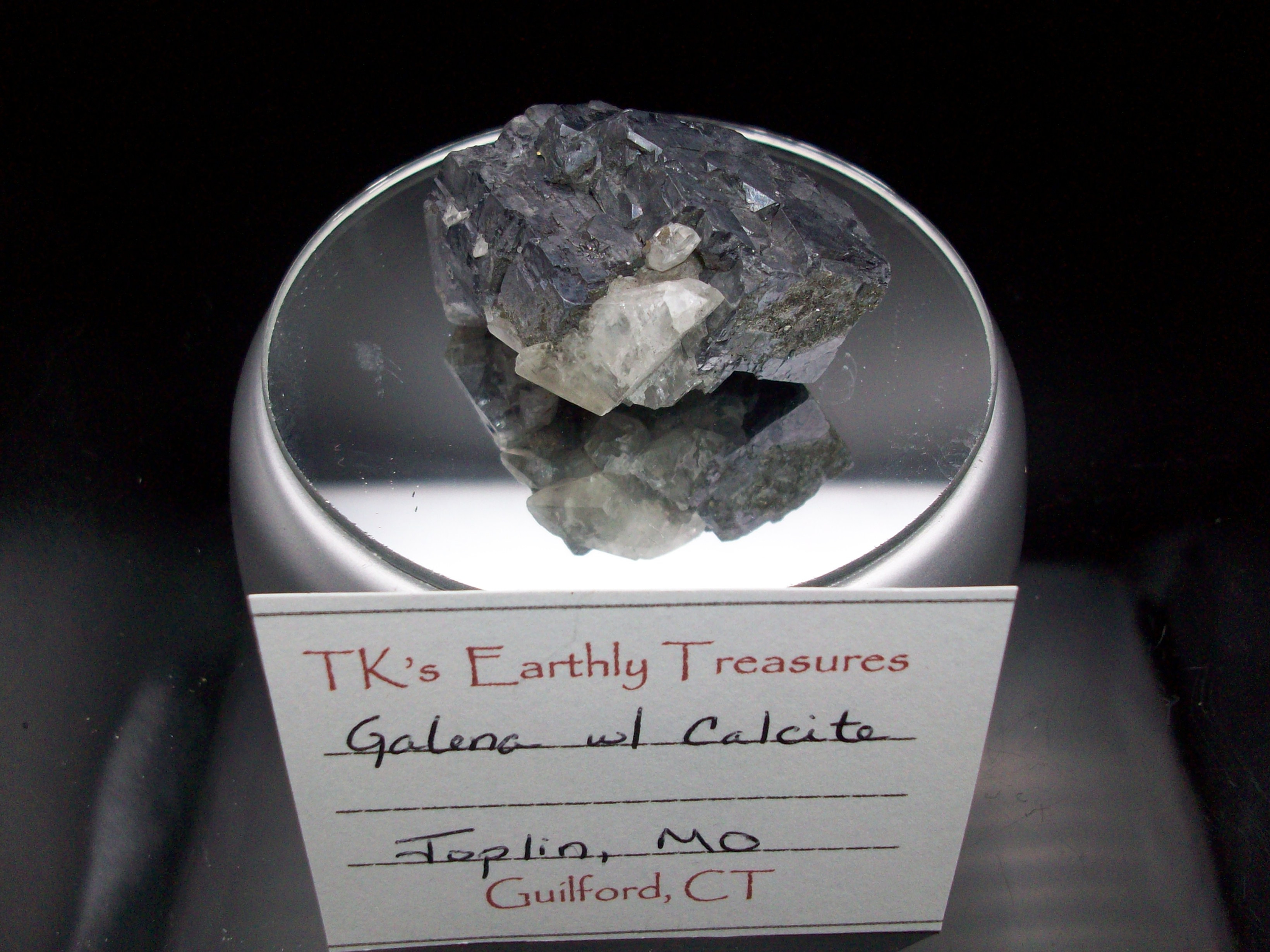 Galena with Calcite