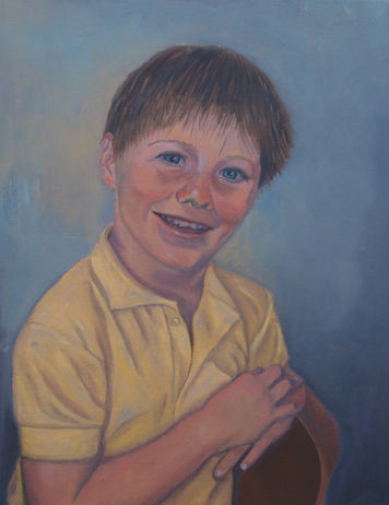 1LT Todd W. Weaver. KIA 9/9/2010.Todd,Kindergarden ©.18x14.oil.2011.JHW