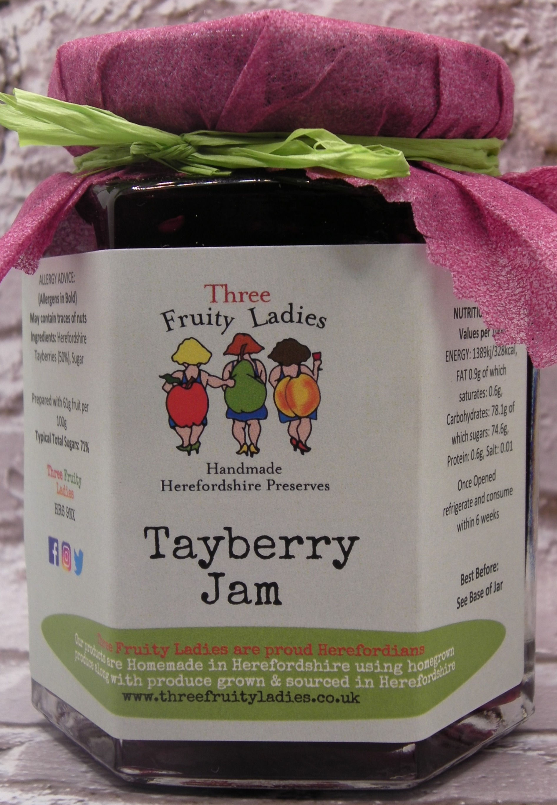 Three Fruity Ladies Tayberry Jam
