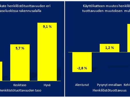 Henkilöstötuottavuus on tuloksellisuuden ydin